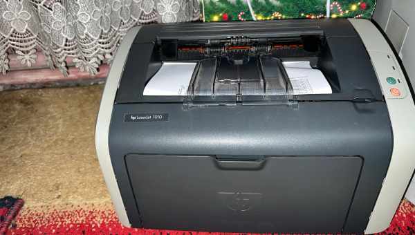 Как установить принтер HP LaserJet 1010